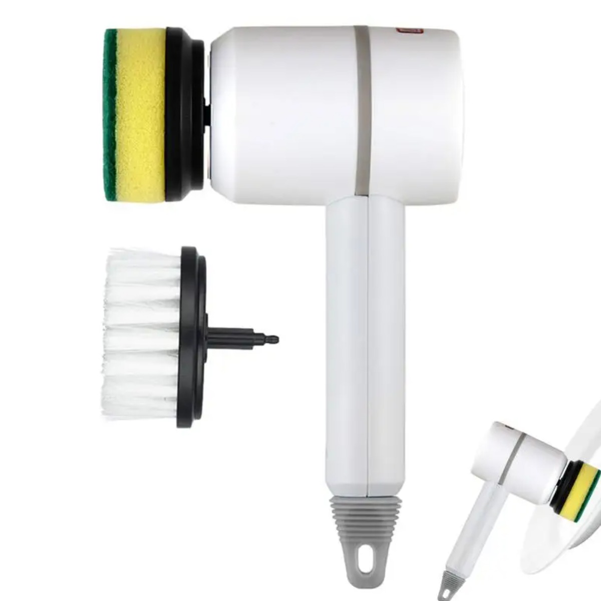 Щітка акумуляторна для миття посуду Electric Cleaning Brush зі змінними насадками 