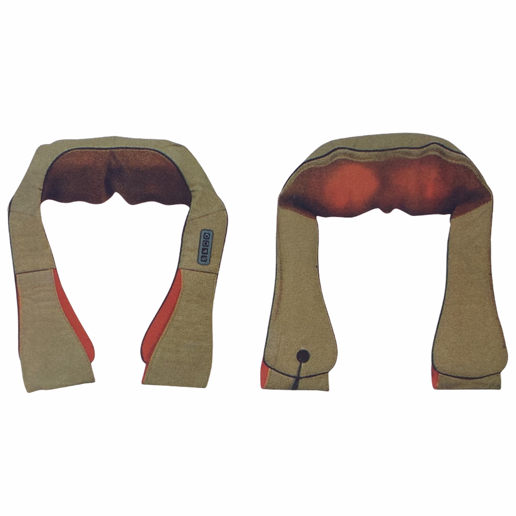 Роликовый электро массажер с ИК-прогревом для спины и шеи Massager of Neck Kneading