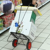Тележка с колесиками раскладная A-PLUS 38 х 46 х 56 см (307 F)