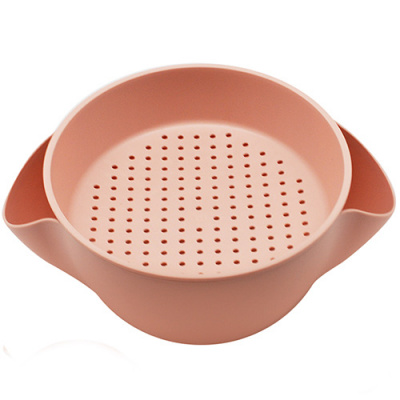 Миска с ситом STENSON 21 х 23 х 10 см (N01492) (Коричневый)