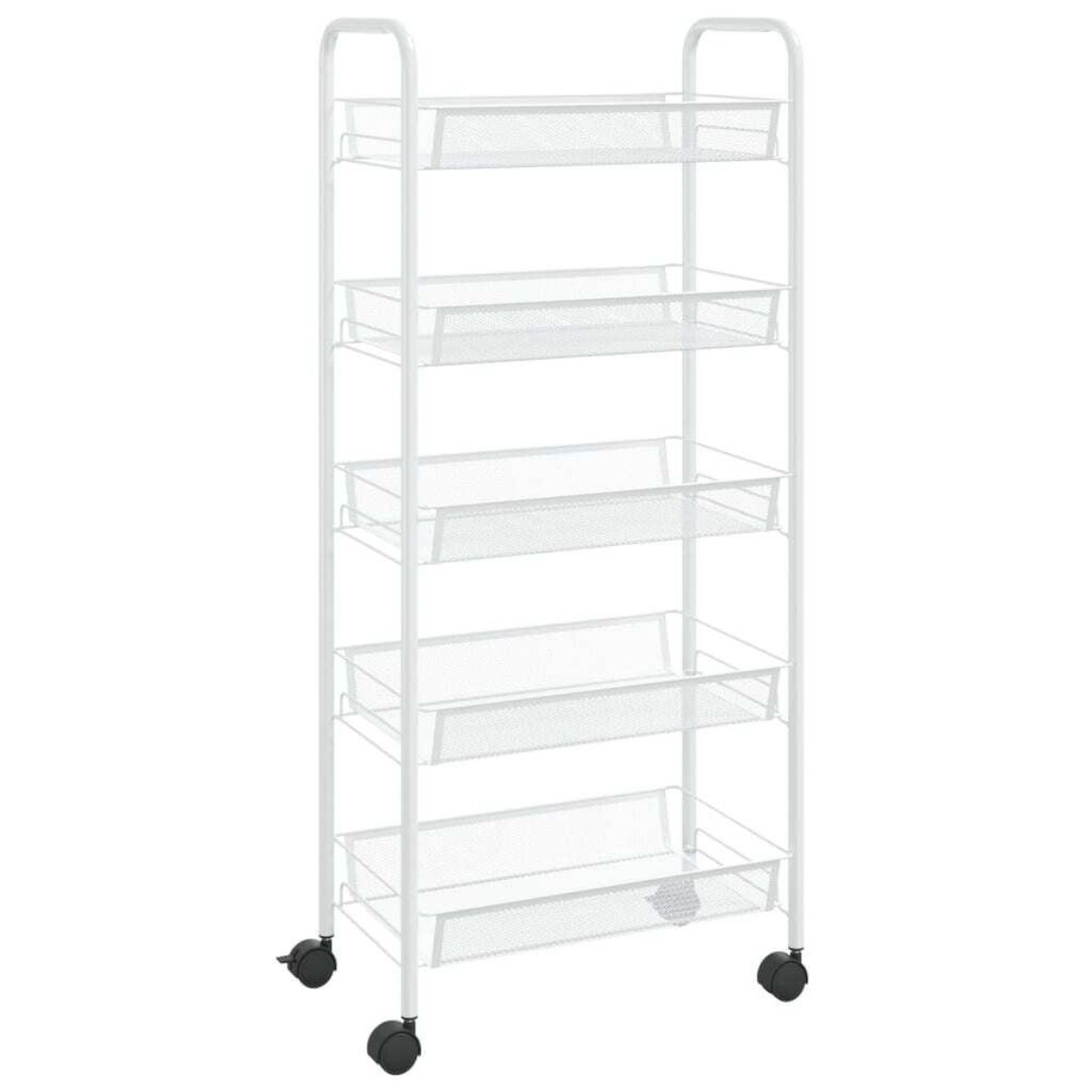 Этажерка на колесах Modern Home 5 ярусов 44 х 25 х 101 см (M50288-5W) Белая