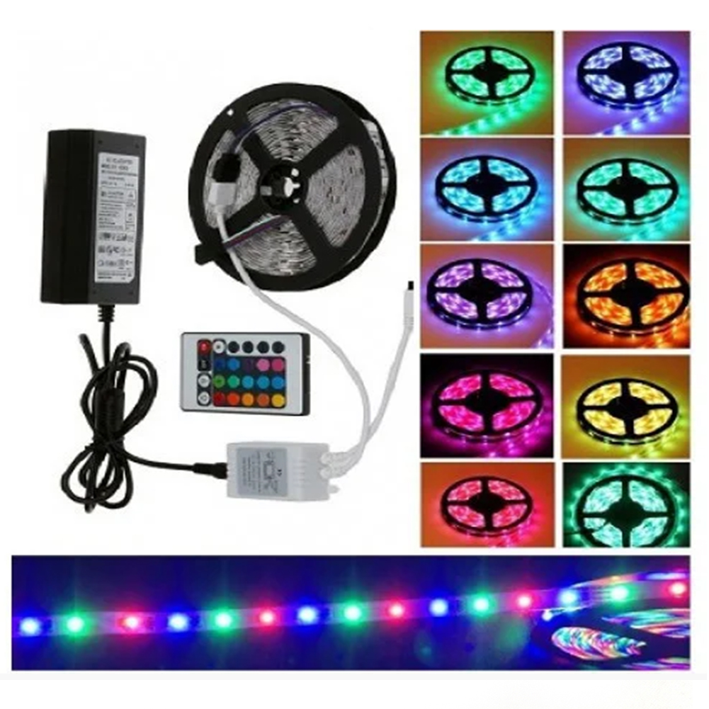 Комплект светодиодная лента LED 5 м (3528 RGB)