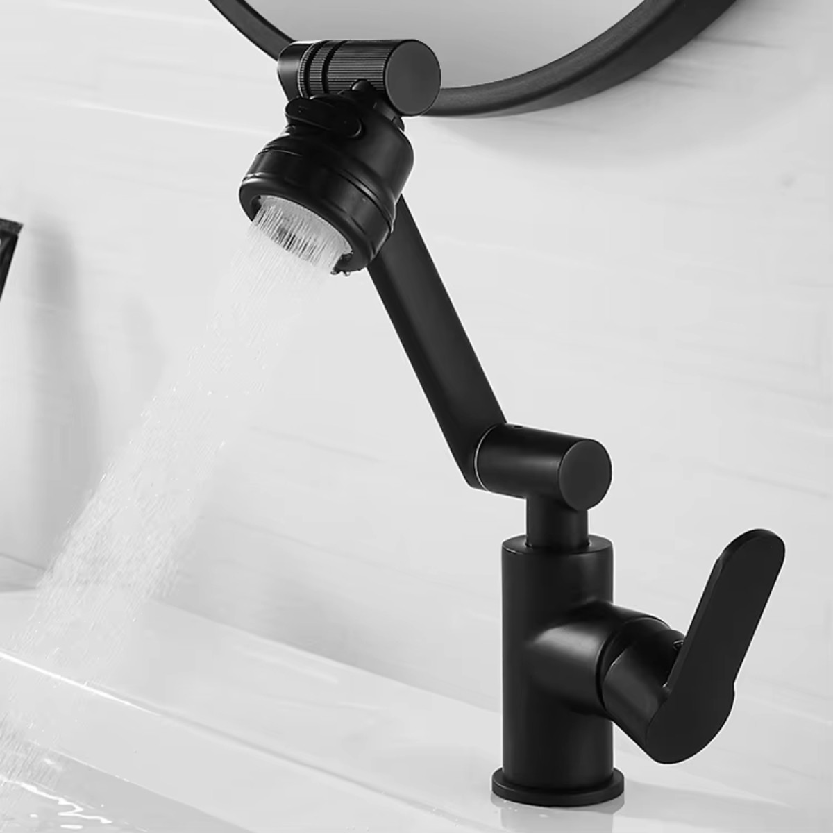 Змішувач трансформер обертовий для ванної кімнати та кухні Swiveling Faucet