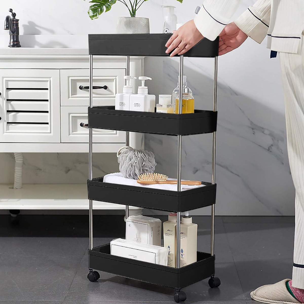 Этажерка на колесах A-PLUS 4 яруса (400 SR)