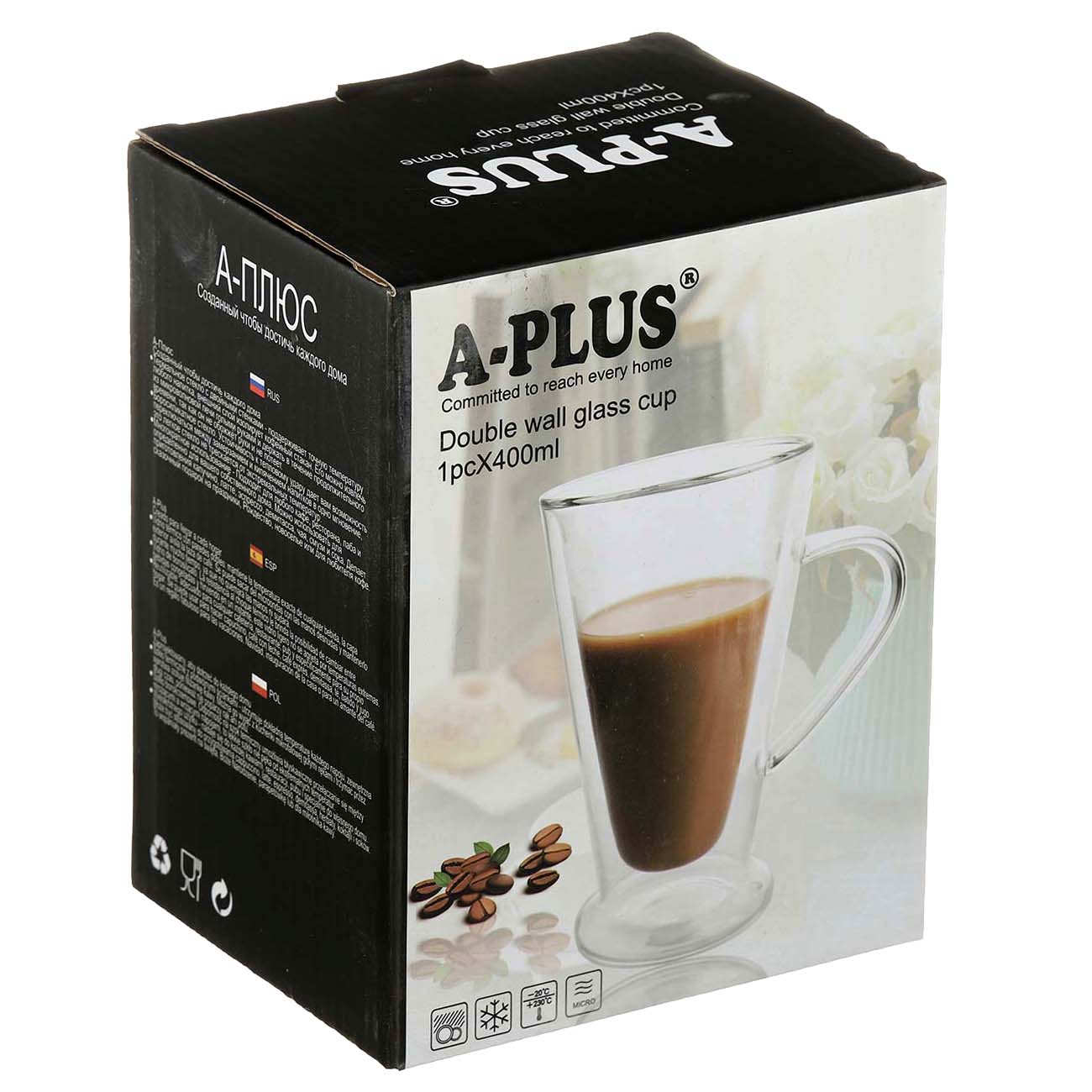 Склянка для коктейлів A-PLUS Latte 400 мл (7010 GB)
