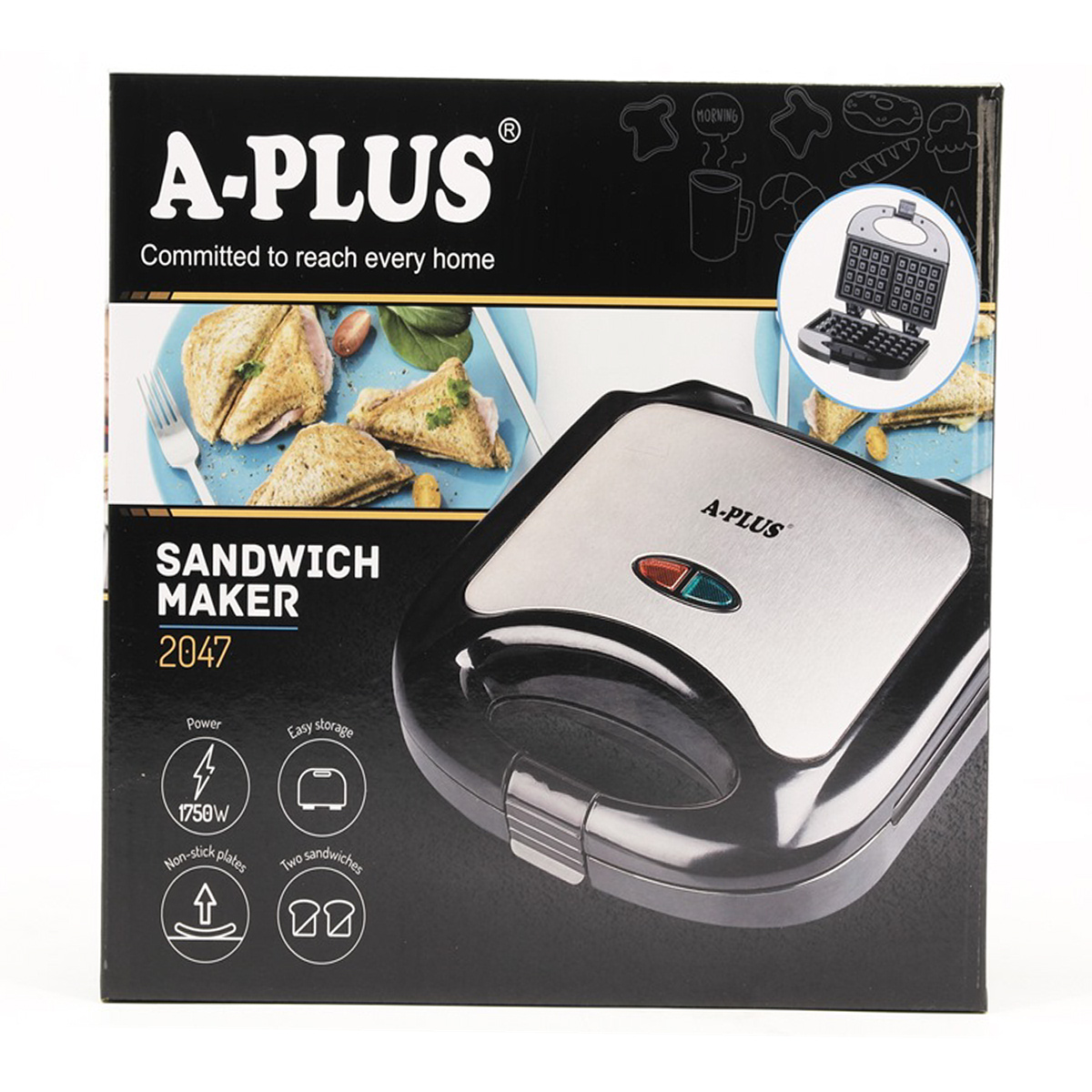 Вафельница A-PLUS (2047)