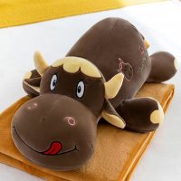 Игрушка плед трансформер 3 в 1 Happy Toys микрофибра (24404) Черно-белая Коровка