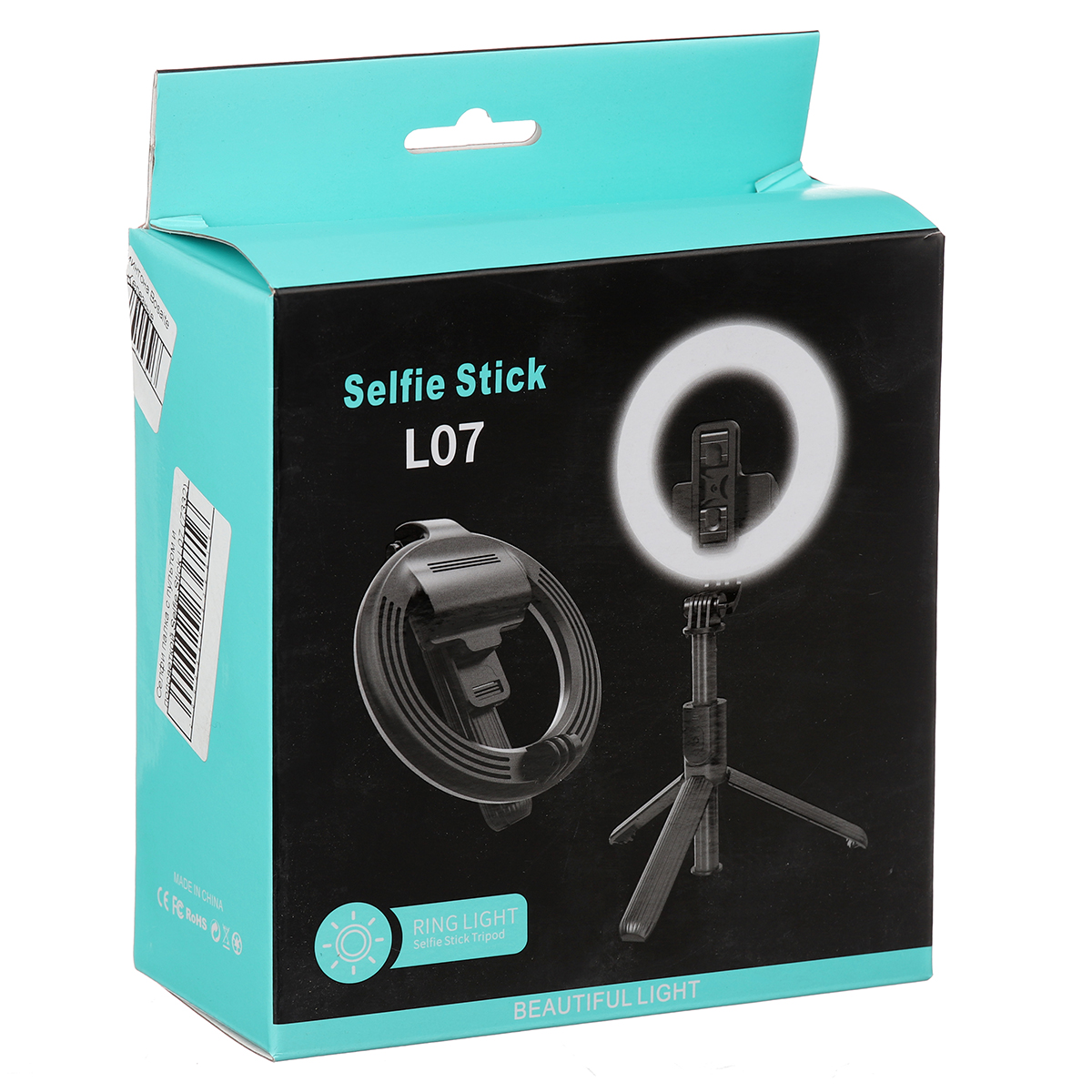 Селфи палка с пультом и подсветкой Selfie Stick L07 (7332)