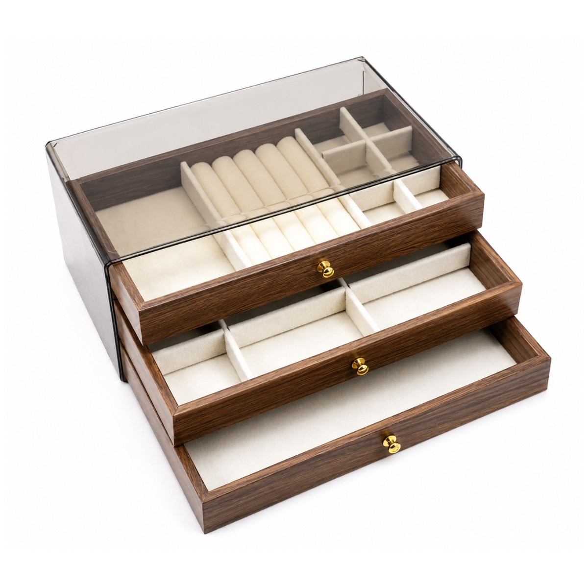 Шкатулка органайзер для хранения ювелирных изделий Jewelry Box ящик с отделениями для украшений