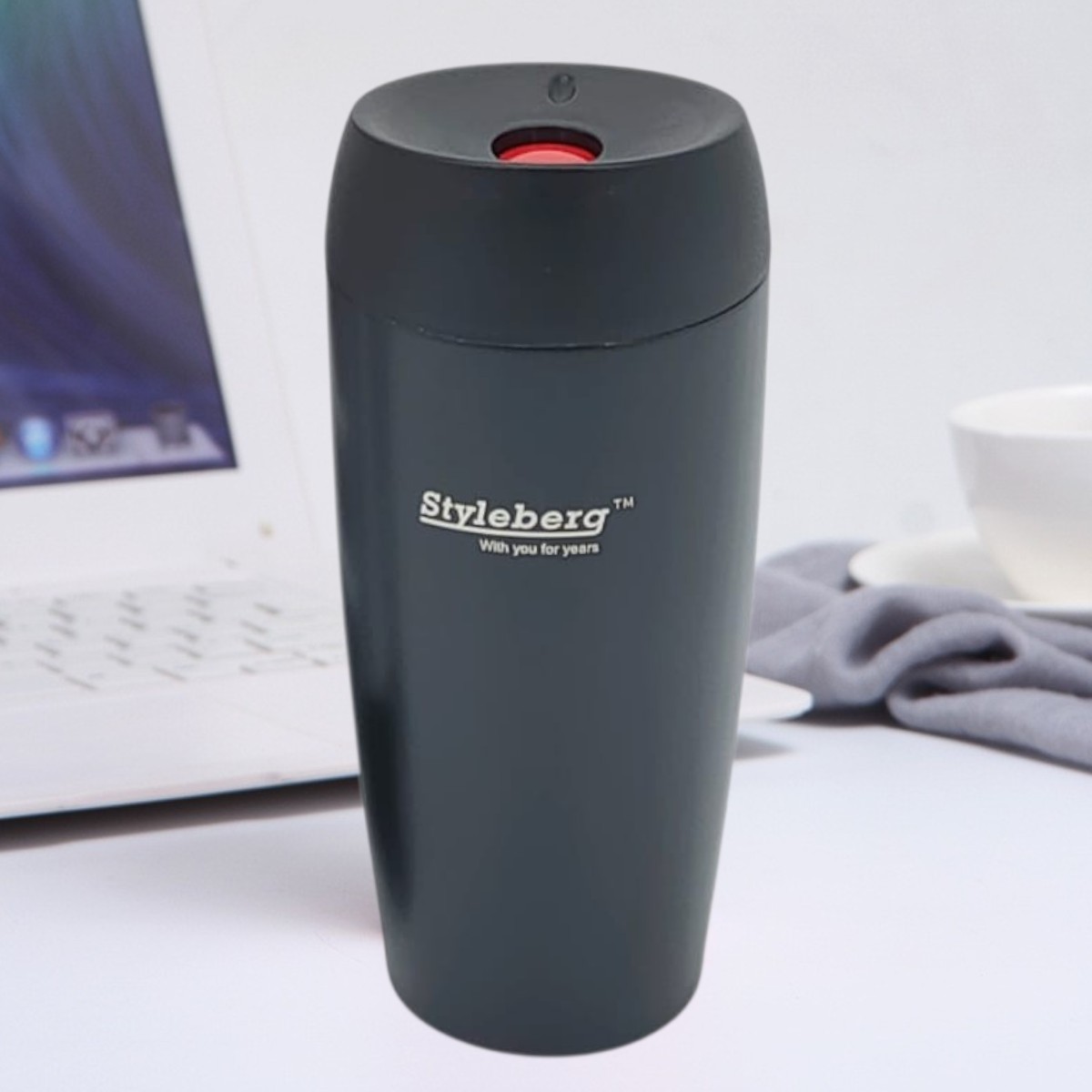 Термокружка вакуумная STYLEBERG 420 мл (1611 L) Black