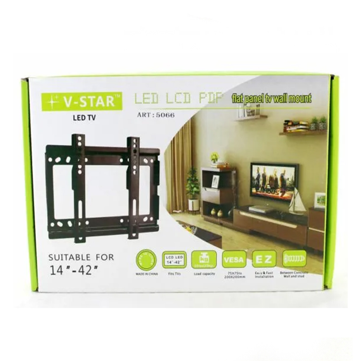 Кронштейн для телевизора V-Star 14-42" V-1 (5066)