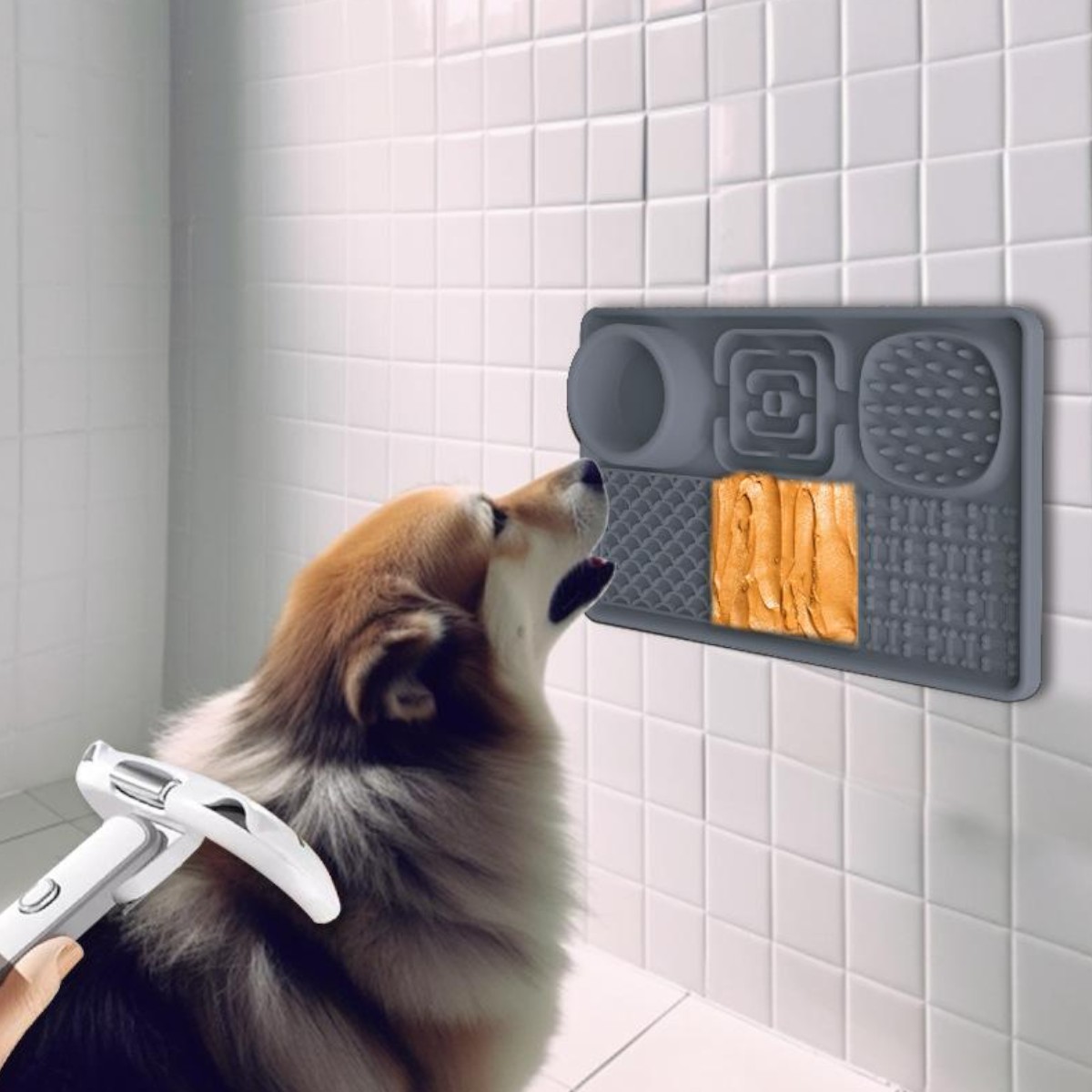 Миска коврик для животных Licking Pad напольный коврик для лизания и медленного кормления 31 х 21 см