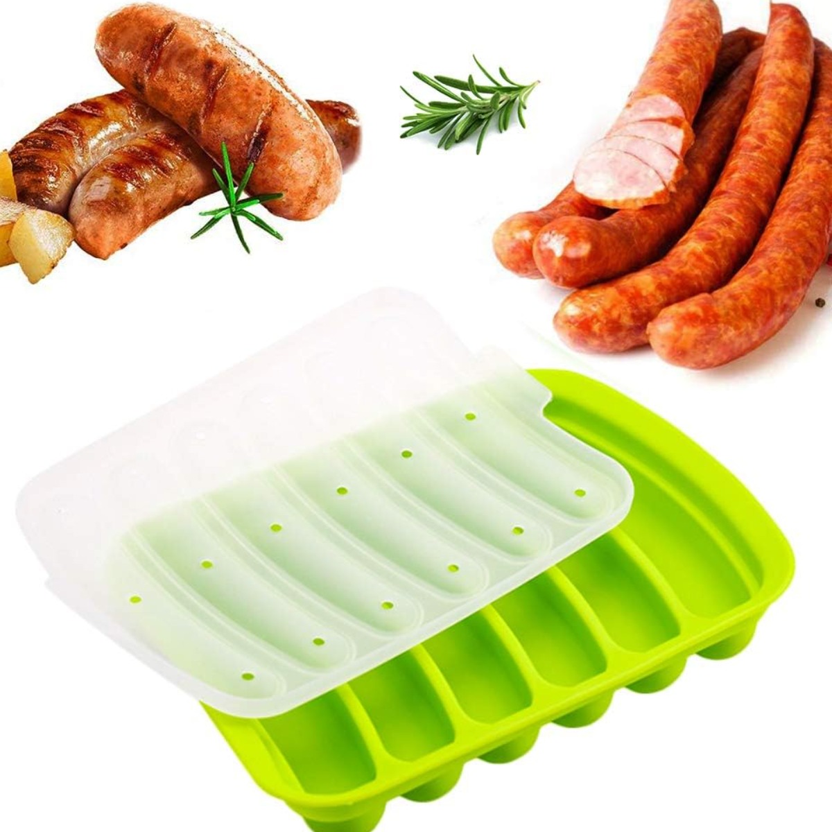 Силиконовая форма для выпечки сосисок Silicone Sausage Maker (S-780)