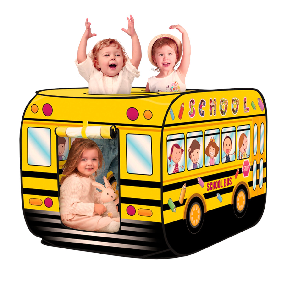 Детская игровая палатка Kid`s Tent "Школьный автобус" 102 х 65 х 65 см (668-75) 