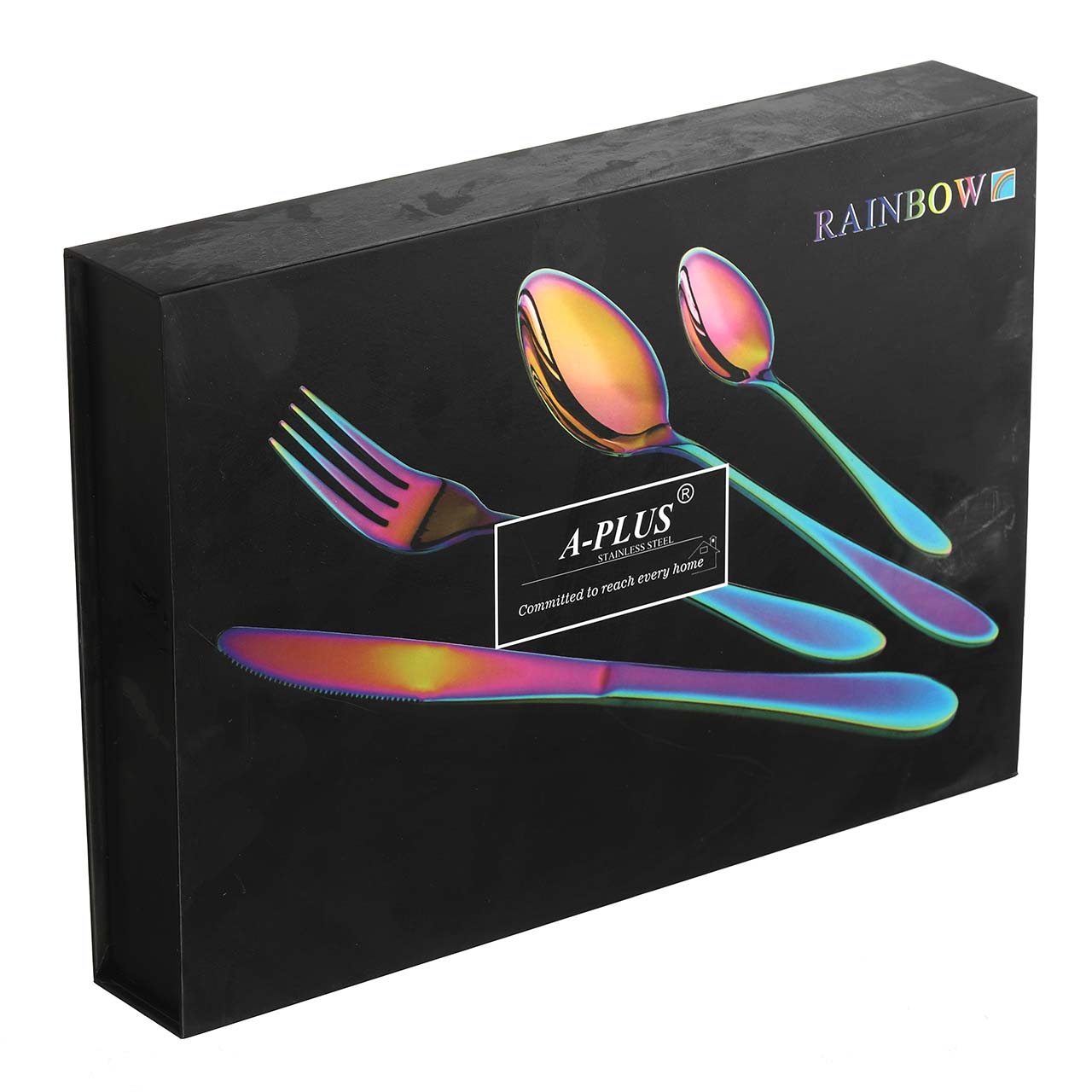 Набор столовых предметов A-PLUS Rainbow (1421)
