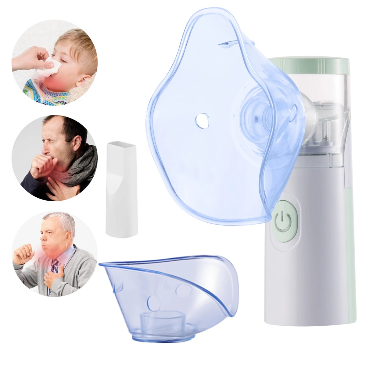 Ингалятор-небулайзер портативный ультразвуковой Mesh Nebulizer