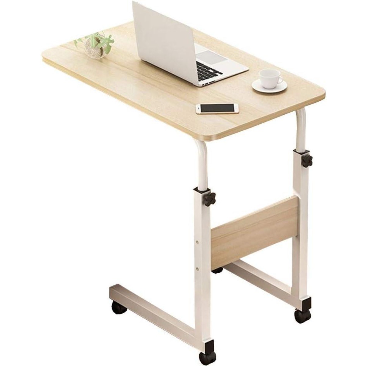 Стіл для ноутбуку на коліщатках з регулюванням висоти Laptop Table 40 х 60 х 83 см (M50263-BG)