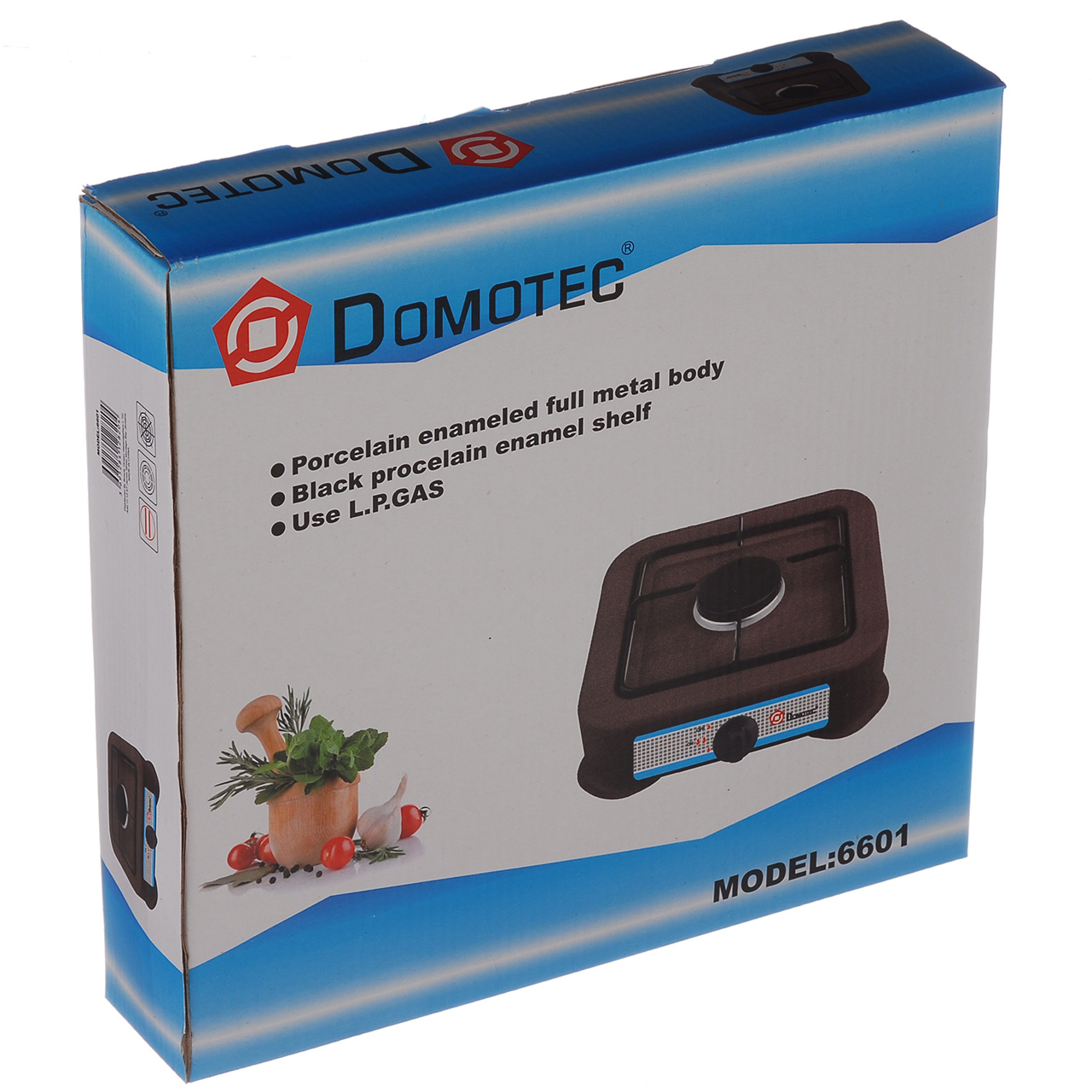 Газова плита Domotec 1 конфорка (6601)