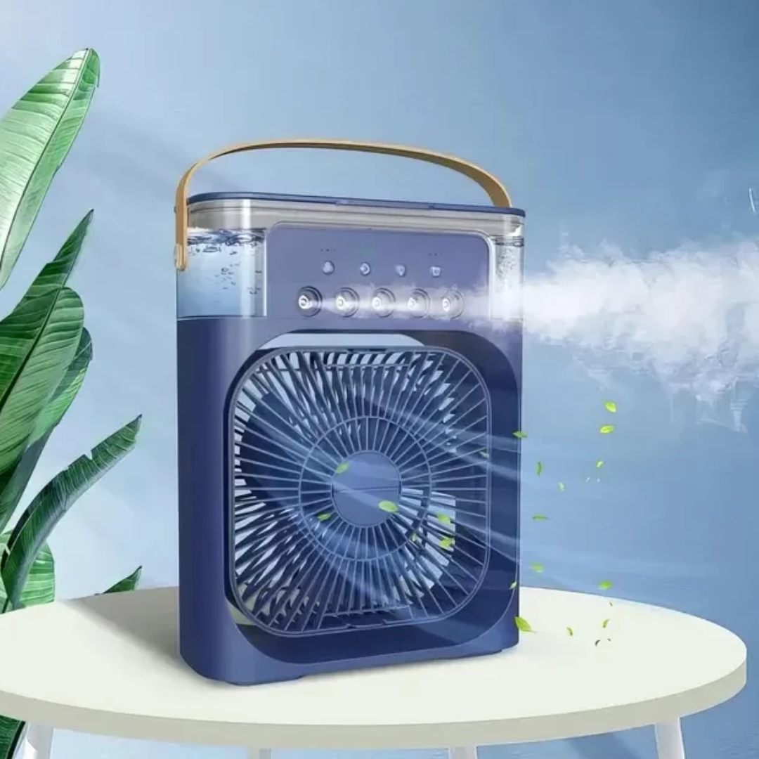 Портативный вентилятор, кондиционер с водяным охлаждением Air Cooler Fan 4 в 1 (580 AC)