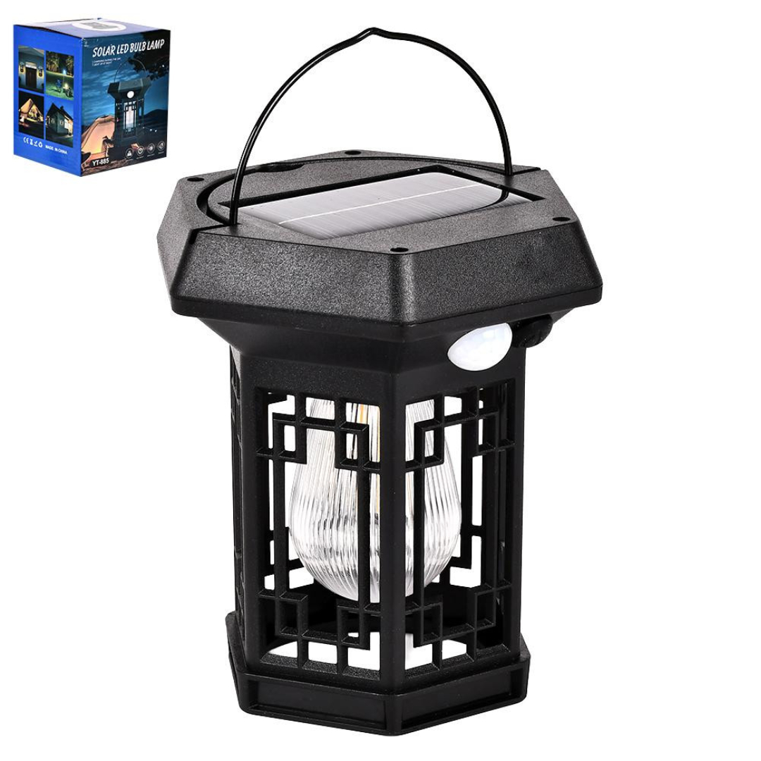 Підвісний садовий ліхтар на сонячній батареї Solar Led Bulb Lamp 12.5 х 11.5 х 14 см (R100121)