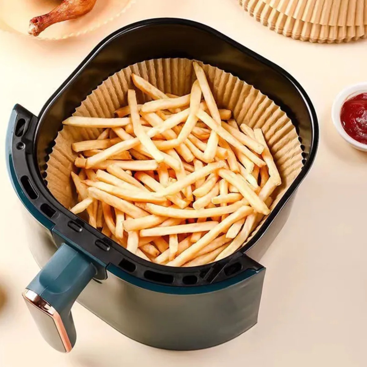 Форма пергаментна для аерогрилю, мультипечі Kraft 50 шт 16 х 4.5 см (R32321)