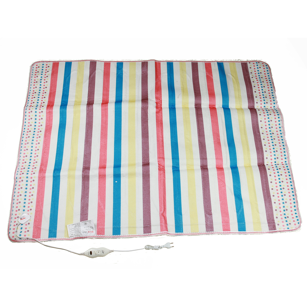 Электропростынь Electric Blanket 150 x 180 см (5714-18) Цветная полоска