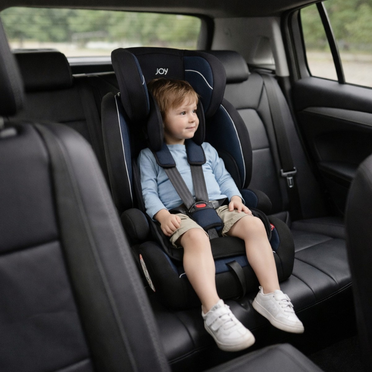 Детское автокресло JOY ISOFIX (SX-36907) Черно-синее