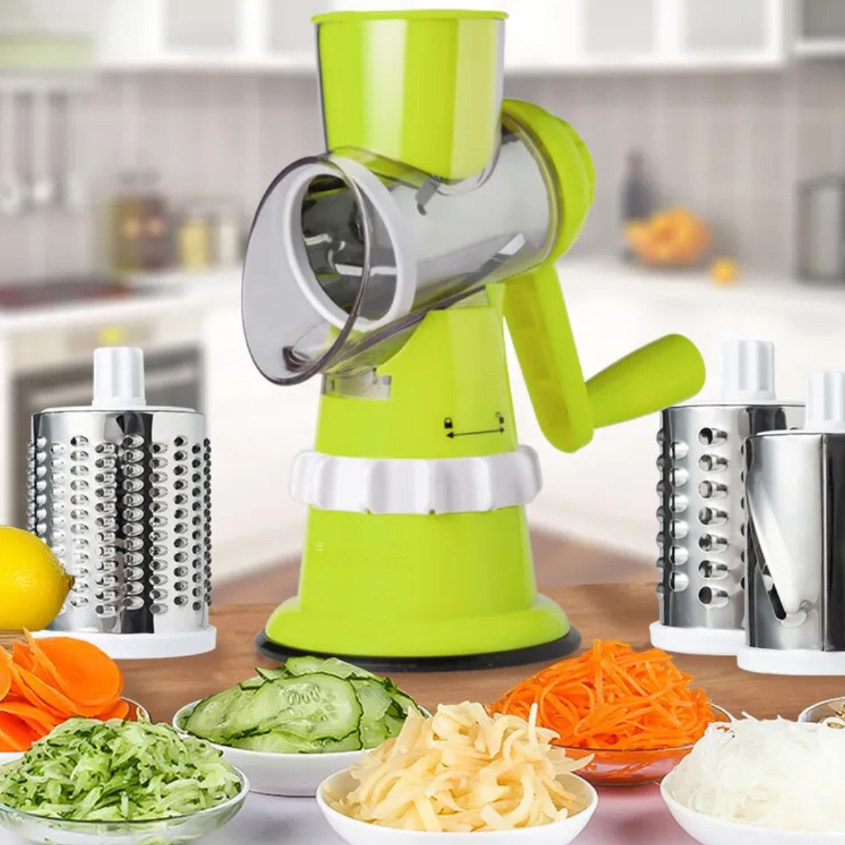 Ручная овощерезка-терка с насадками MULTIFUNCTIONAL VEGETABLE CUTTER