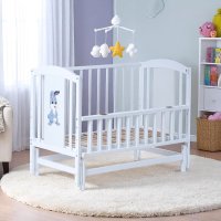 Кроватка детская маятник опускной борт TOYS ЛИЛИ-2 