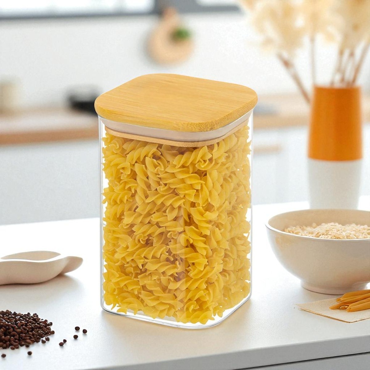 Банка для зберігання Glass Container "Cube" 230 мл (R10908-8) Скло
