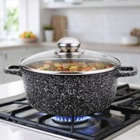 Кастрюля Styleberg 1.4 л (ST-3018) Гранитное покрытие