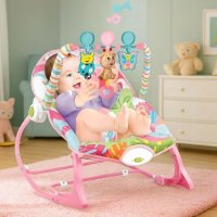 Детский шезлонг-качалка Tiibaby убаюкивающий центр для новорожденных детей, детское кресло (68147)