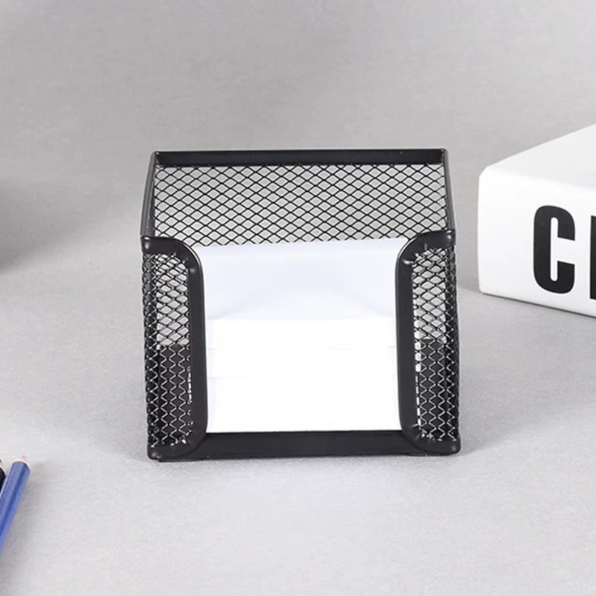 Металлический бокс для бумаги Paper Box 10 см  (R97989-M) Черный