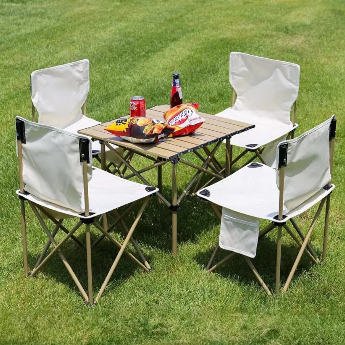 Стол раскладной туристический Folding table 52 х 52 х 51 см (MH-5507) 