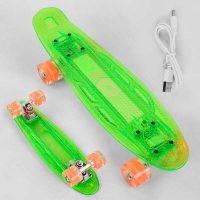 Скейт_Пенни_борд_S-60355_Best_Board_(7)_прозрачная_дека_со_светом_колёса_PU_со_светом_зарядка_USB.jp