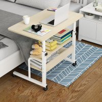 Стол компьютерный на колесиках с регулировкой высоты Laptop Table 80 х 40 х 69-90 см (M50259M-BG)