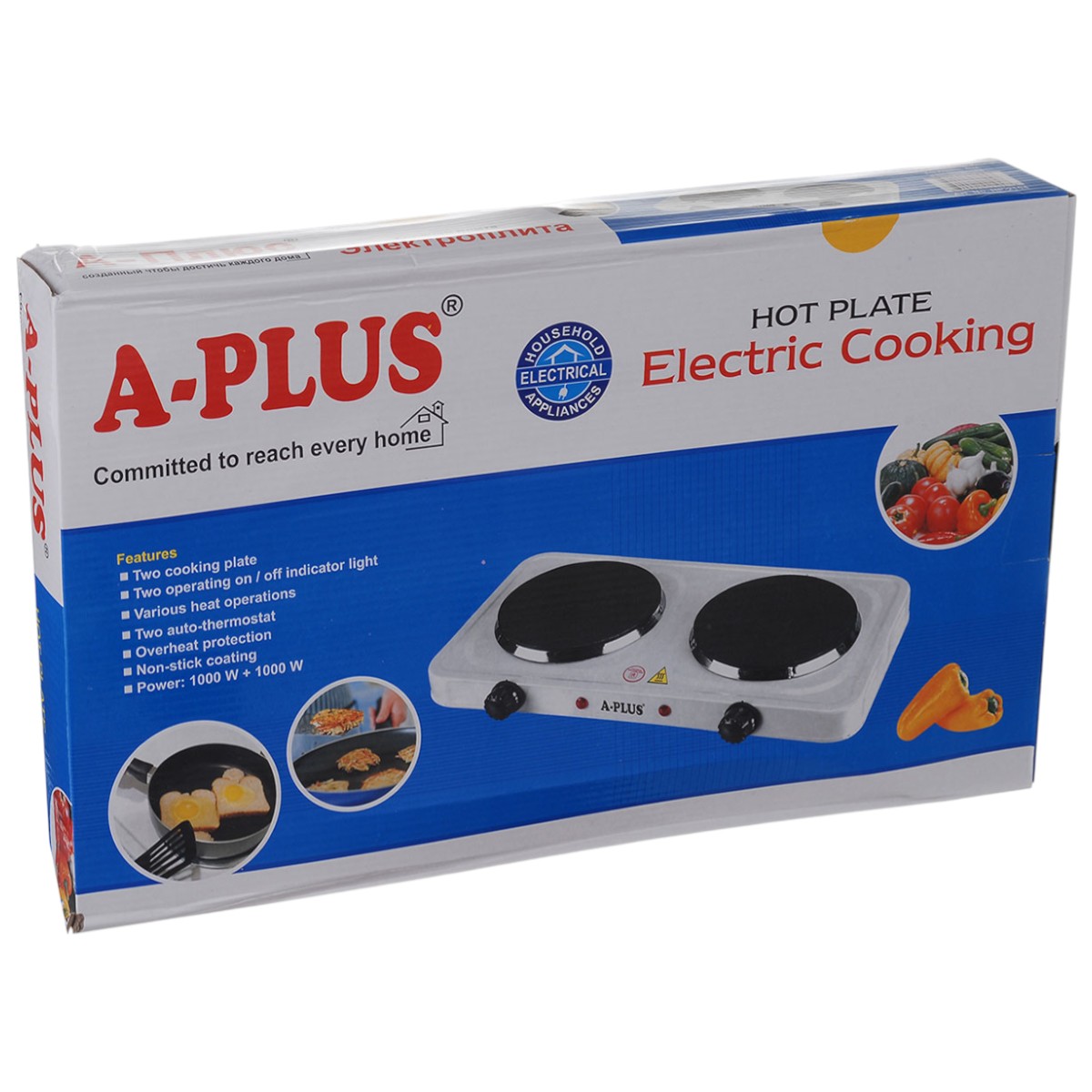 Плита настольная электрическая A-PLUS (2104)