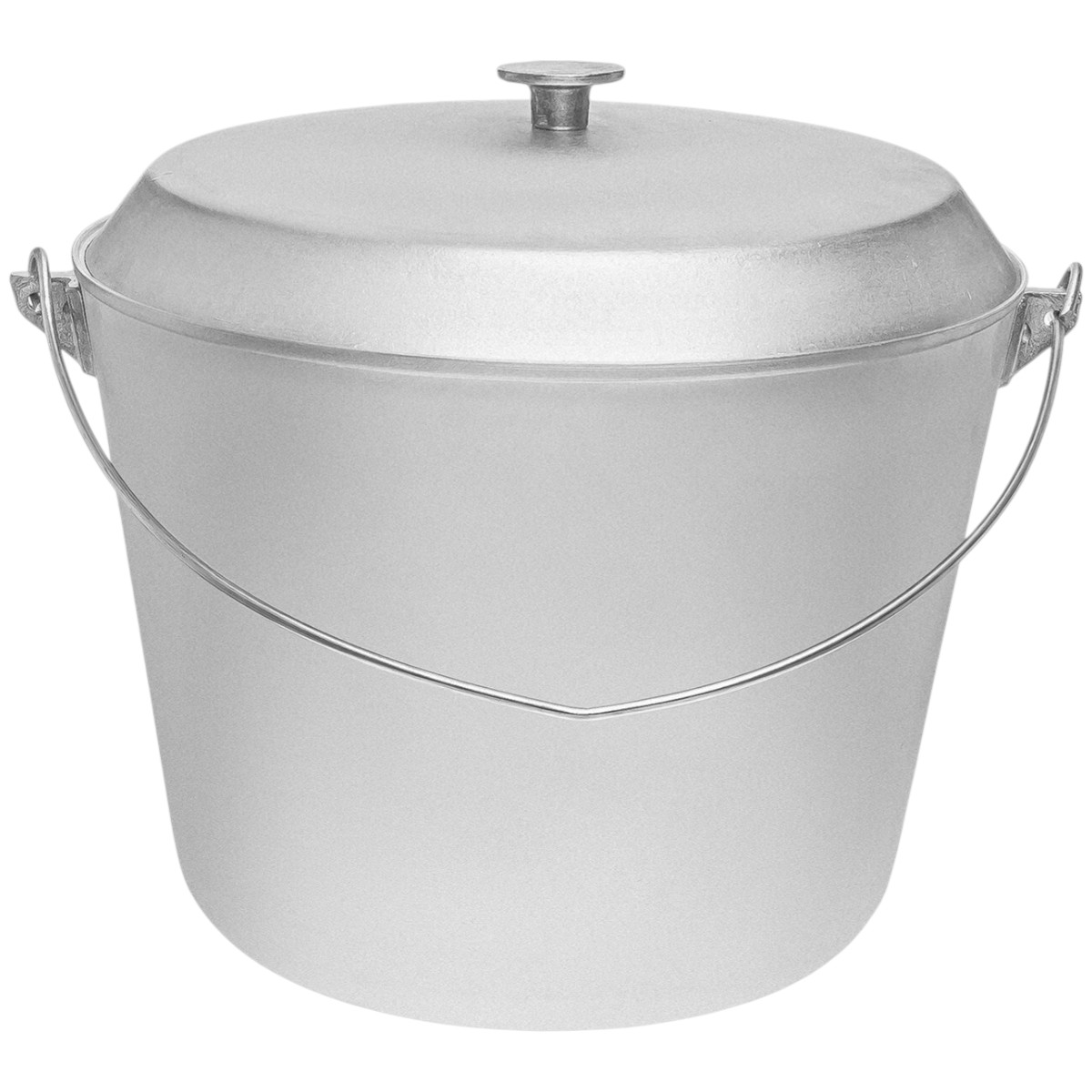 Казан походный рыбацкий алюминиевый Camping Cauldron 12 л с дужкой и крышкой (УК-К12.0)