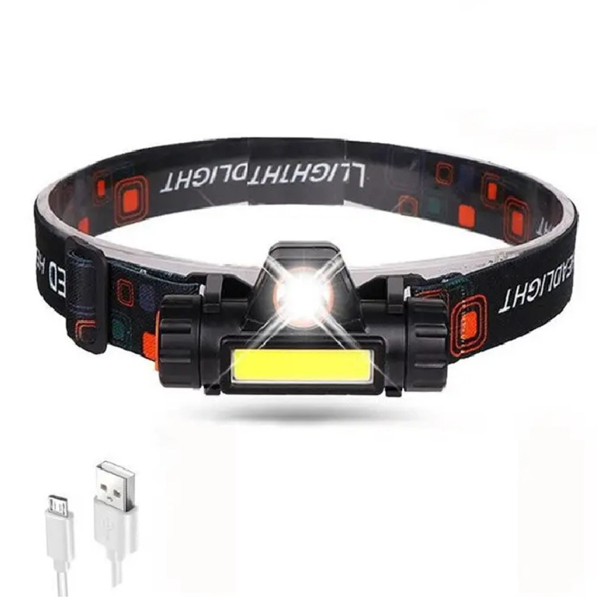 Налобный фонарь Bailong BL-8101 COB XPE 