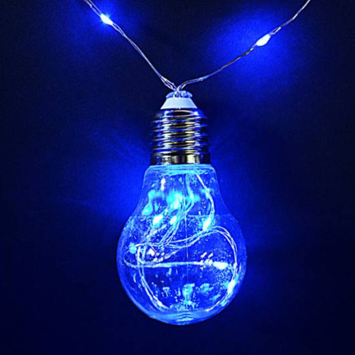 Гірлянда новорічна Ledlight "Лампочки Едісона" 2.5 м (RD9009) Синя