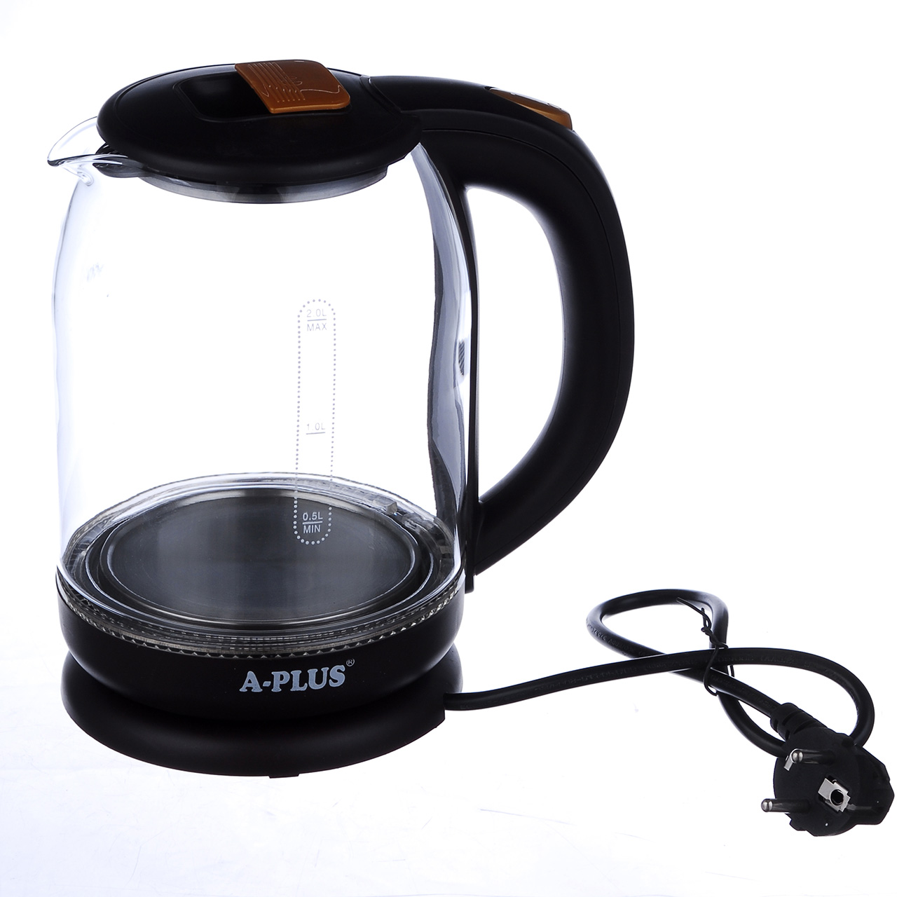 Электрочайник стекло A-PLUS 2.0 л (1318) 