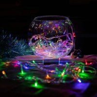 Гирлянда новогодняя Xmas 100 LED 9 м (RD7138) Мультицветная