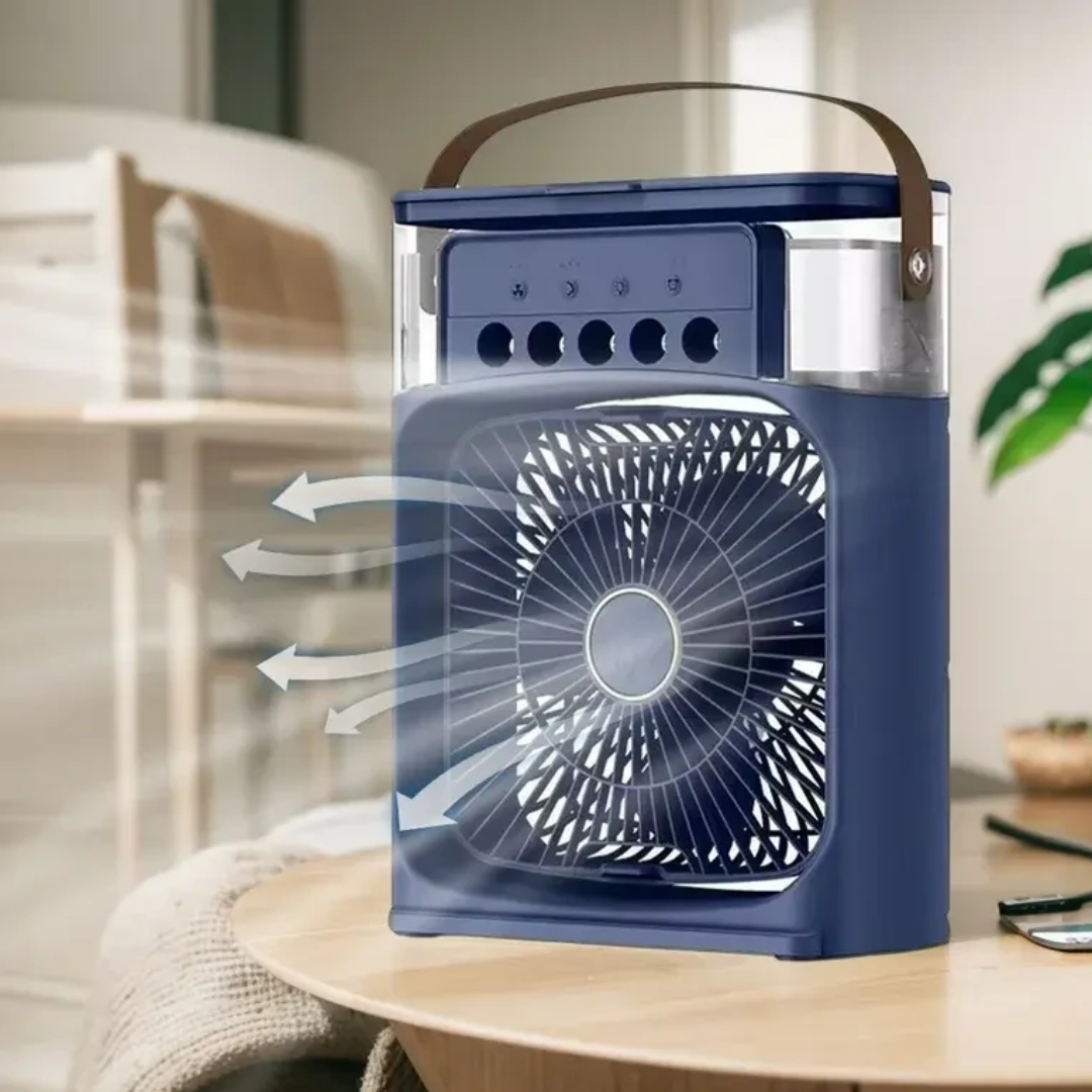 Портативный вентилятор, кондиционер с водяным охлаждением Air Cooler Fan 4 в 1 (580 AC)