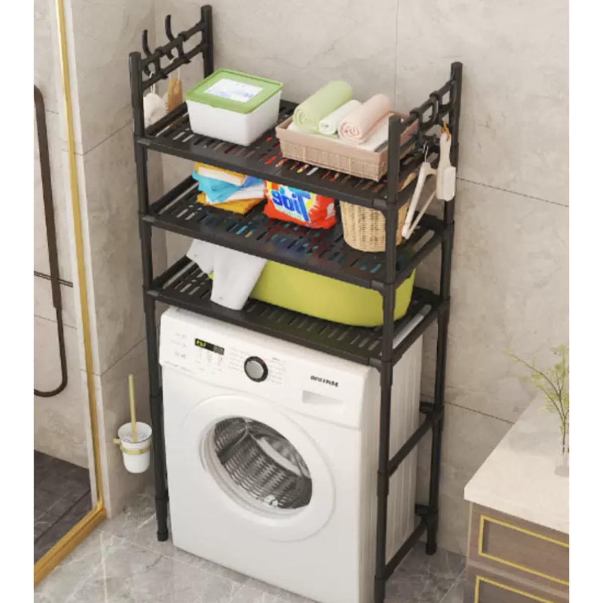 Полиця стелаж підлогова над пральною машиною Laundry Rack (399 WR)