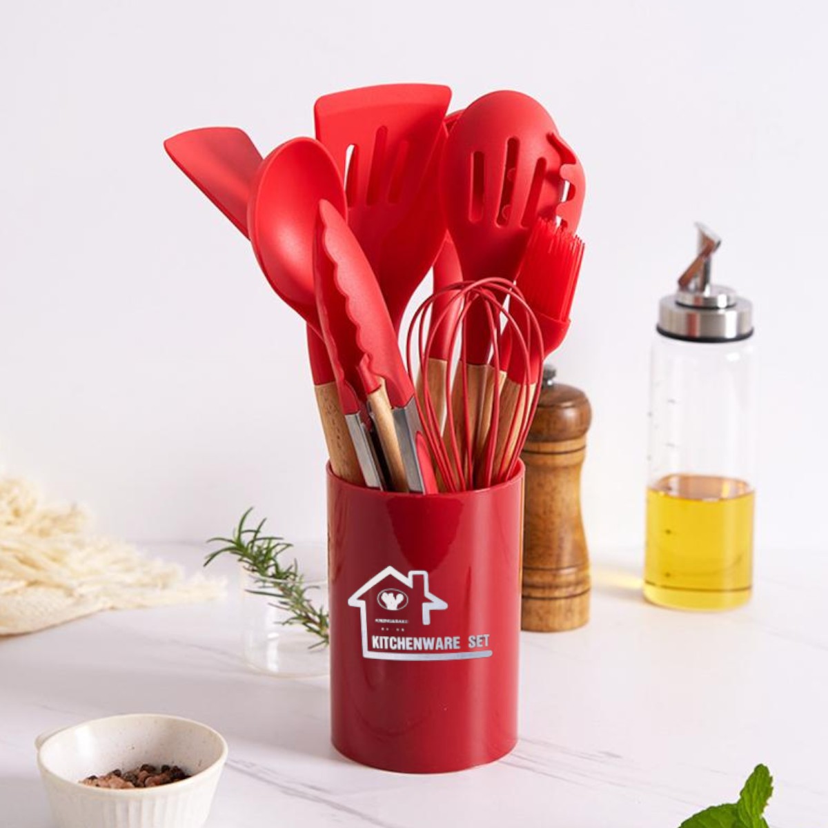 Набор кухонных предметов Kitchenware Set 12 предметов Силикон