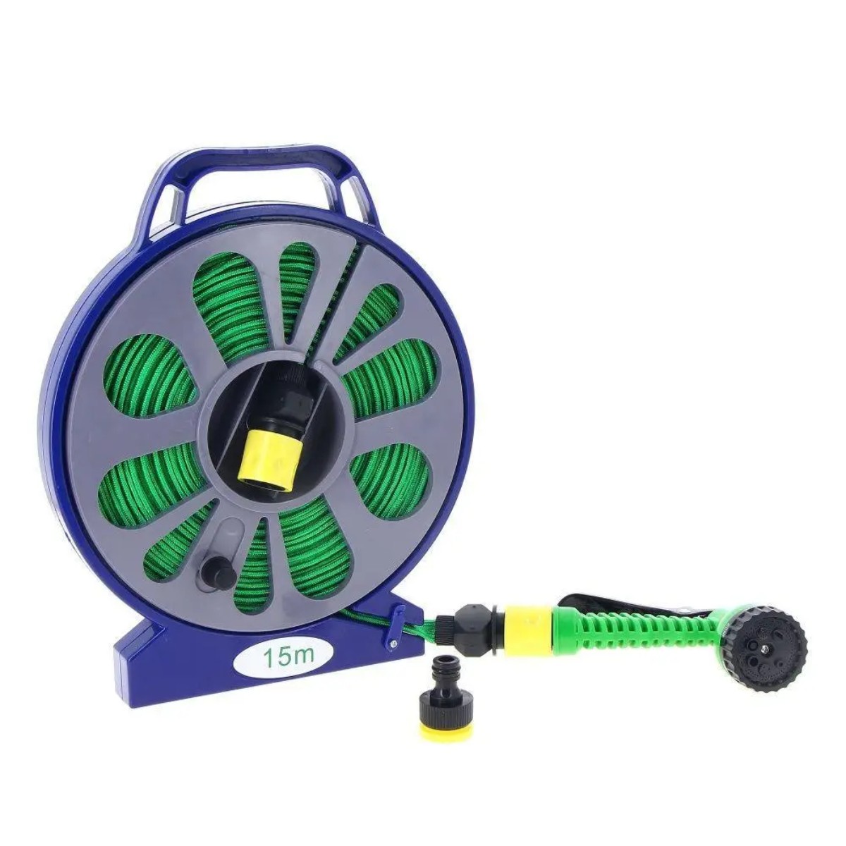 Шланг для полива Garden Hose 15 м с катушкой и  распылителем, садовый набор для полива (BB-4302)
