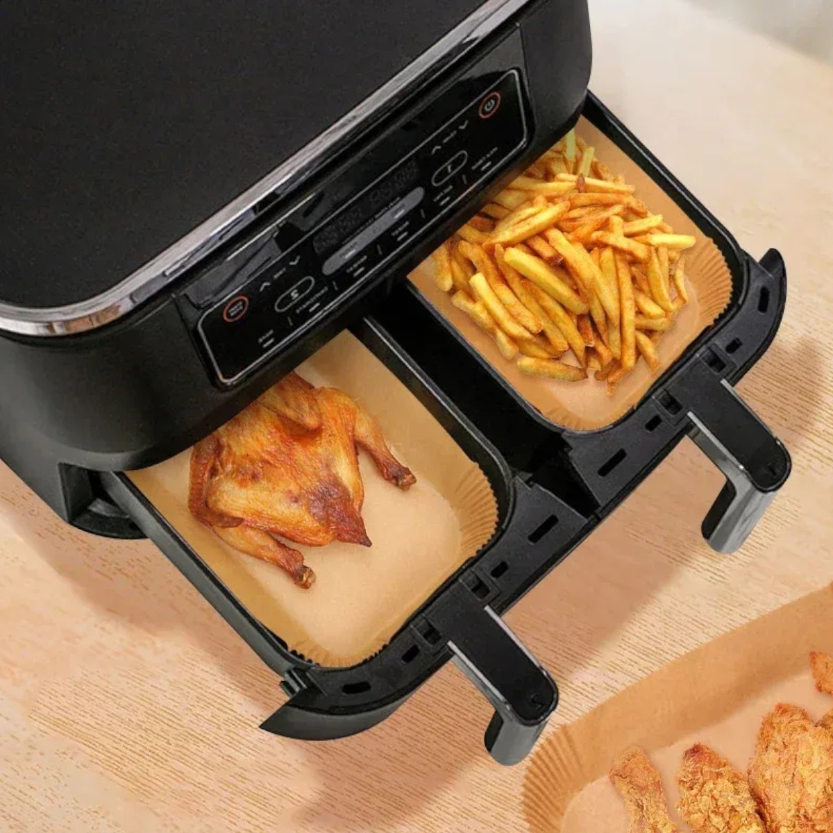 Форма пергаментная для аэрогриля, мультипечи Kraft 50 шт 22 х 14 х 4.5 см (R35246)