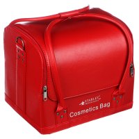 Кейс для косметики кожаный (2700-1) Красный