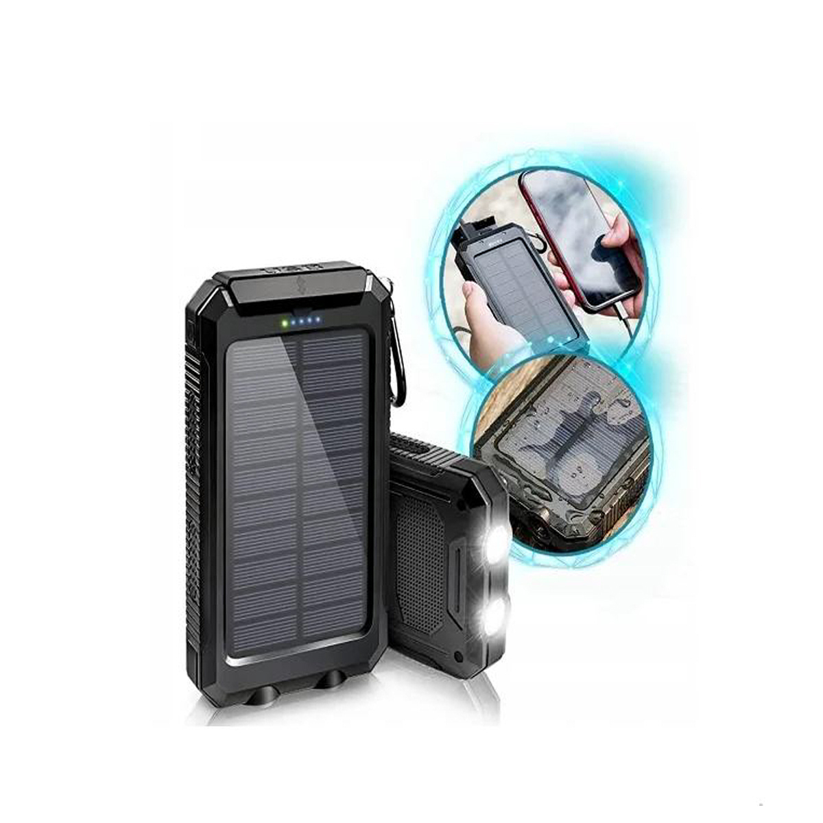 Павер Банк на солнечной батарее Solar Charger QL-268 20000 mah 