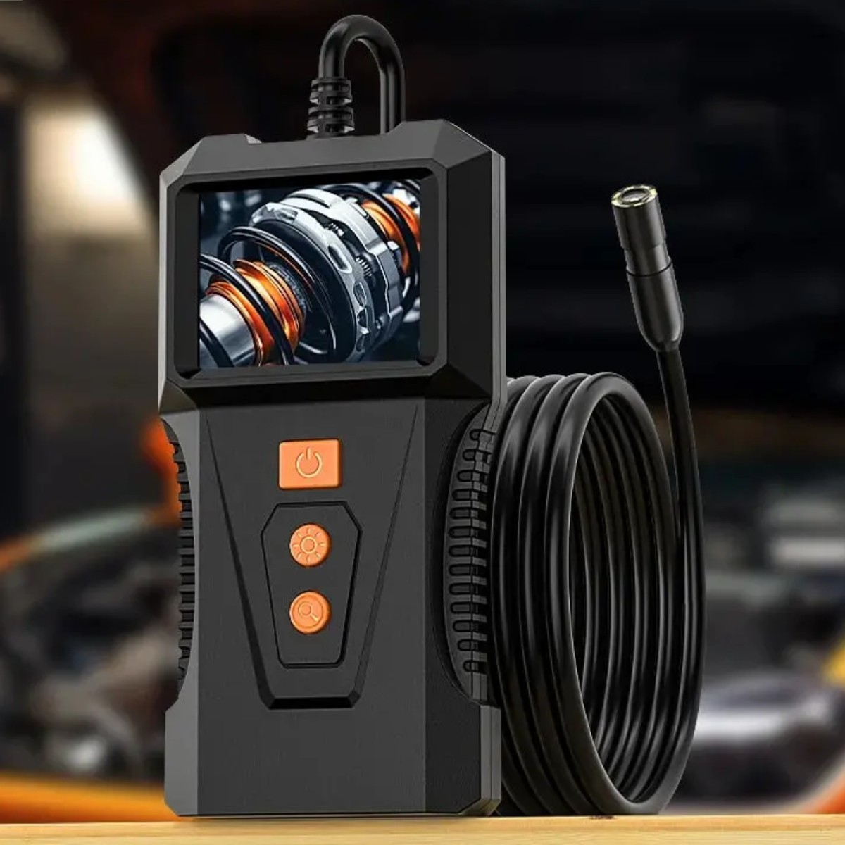Камера ендоскоп з екраном Endoscope ендоскопічна камера з кабелем 5 м та підсвічуванням